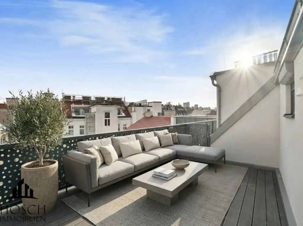 Exklusive Dachgeschosswohnungen in Margareten