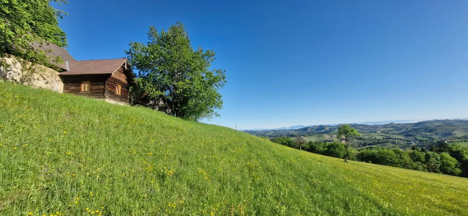 Aussicht mit Wohnhaus