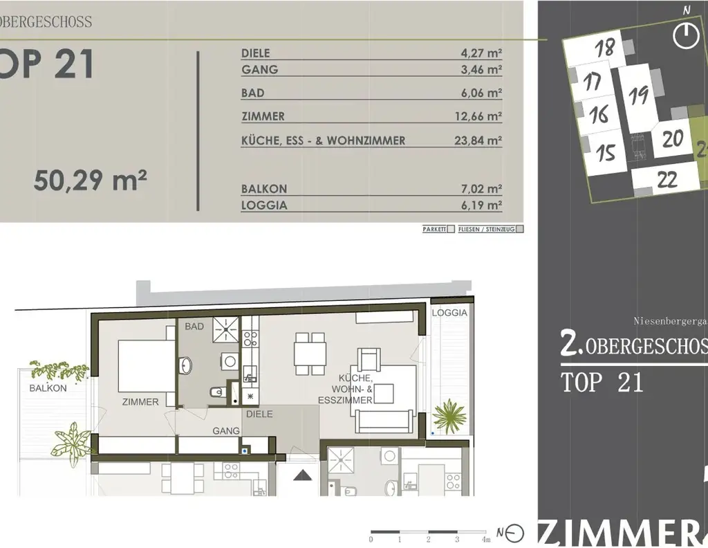 Traumhafte 2-Zimmer-Neubauwohnung mit herrlichem Balkon und bester Verkehrsanbindung