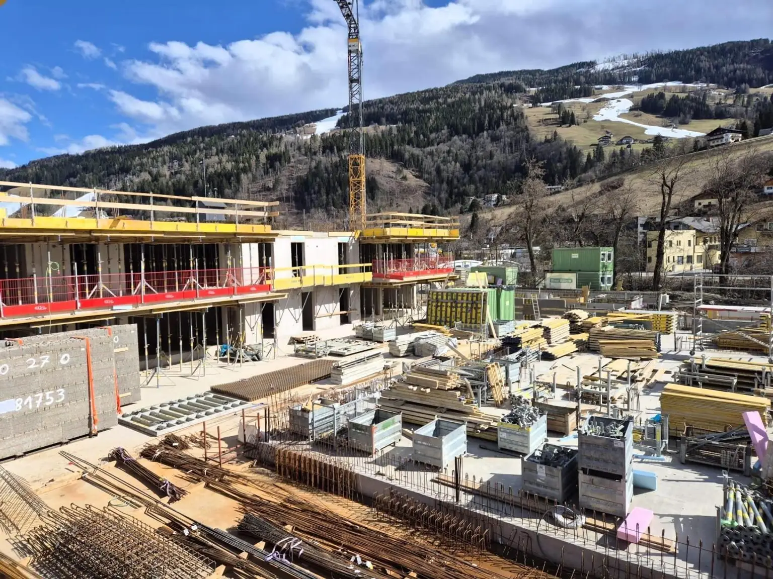 Baufortschritt März 2025 Wohnpark
