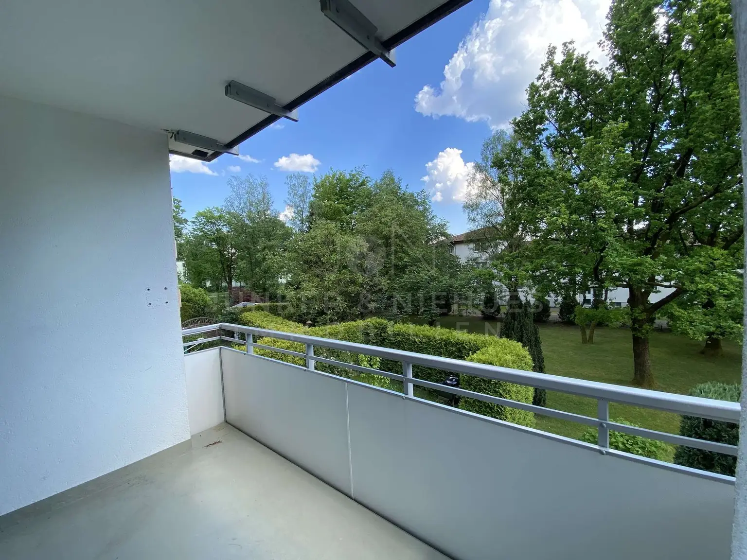 Blick vom Balkon