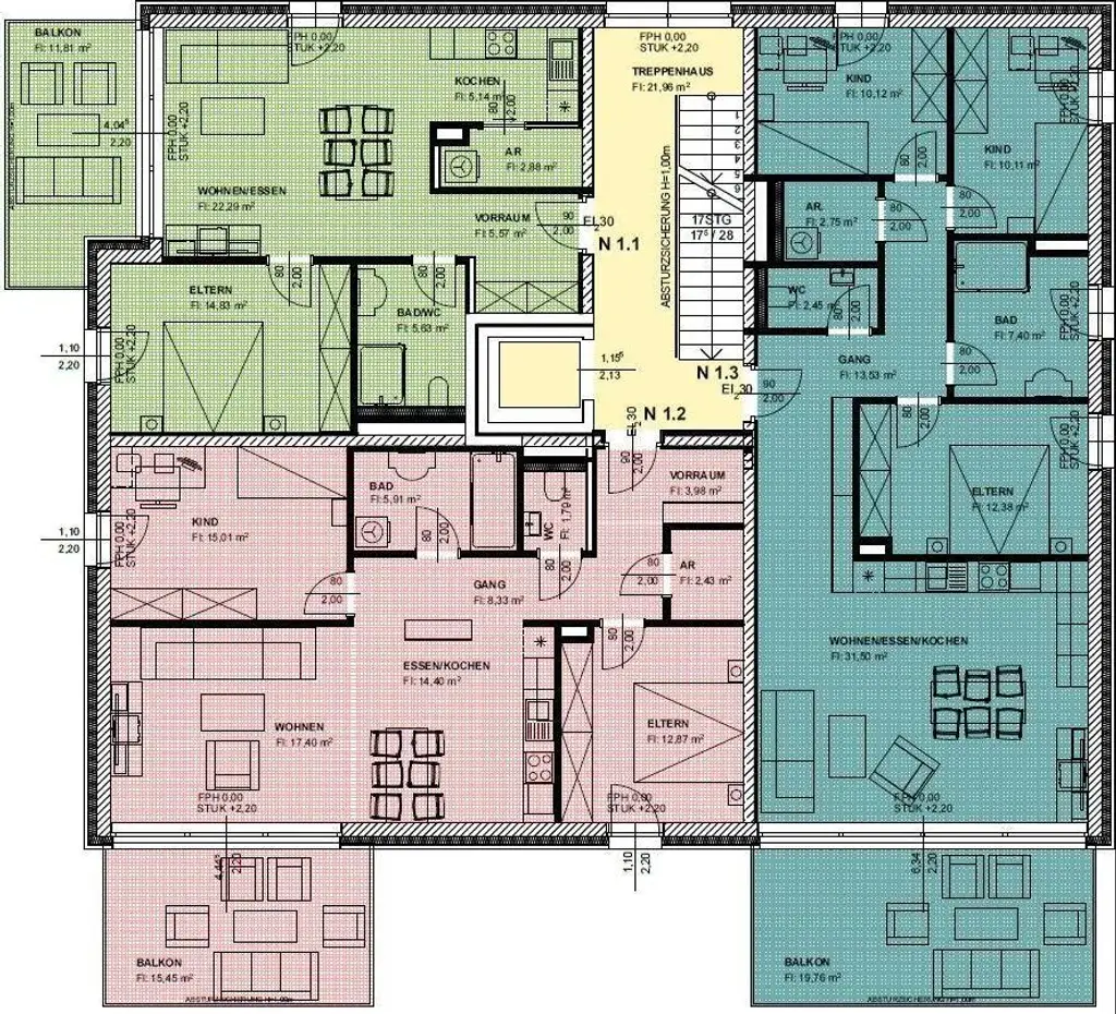 Hochwertige Neubauwohnung in Zentrumsnähe TOP N 1.3 - Projekt "Wohnpark Schladming"