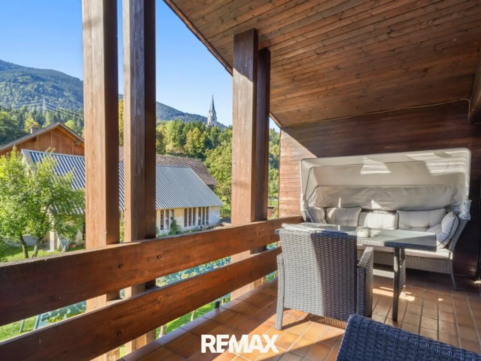 Gemütlicher Balkon