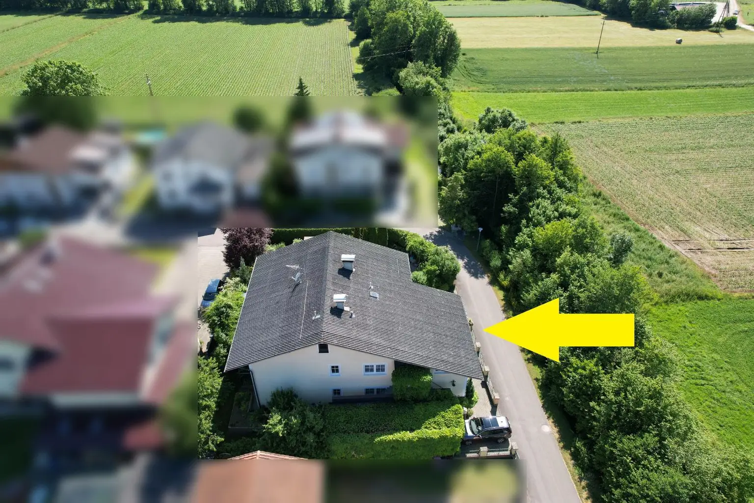 Charmantes Zweifamilienhaus mit idyllischem Naturpool