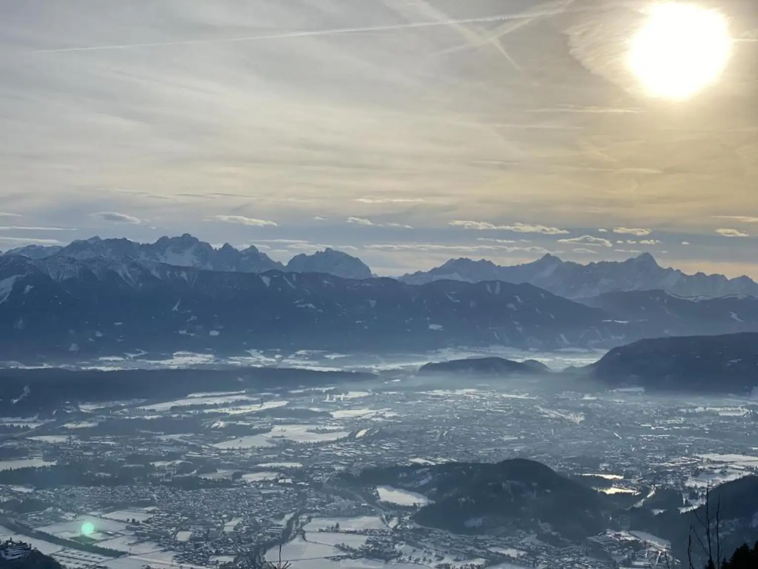 Ausblick von der Kanzelhöhe