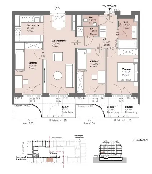 PROVISIONSFREI - Modernes wohnen am Donauufer mit Donaublick!