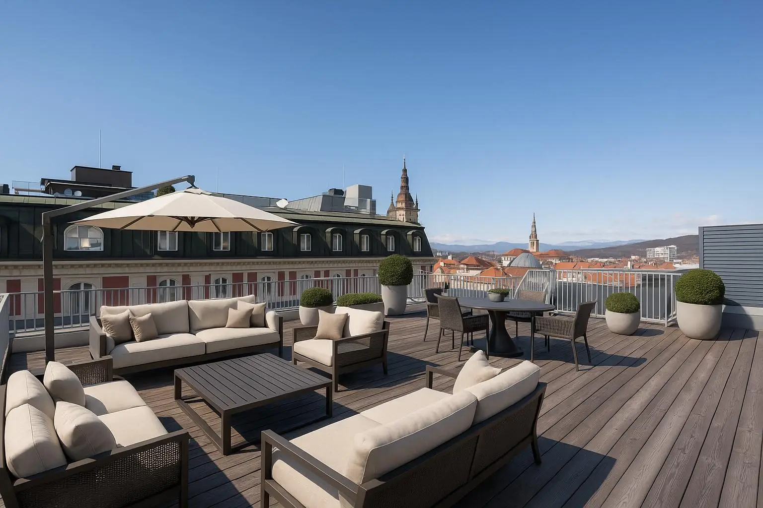 KI Visualisierung - Dachterasse 2