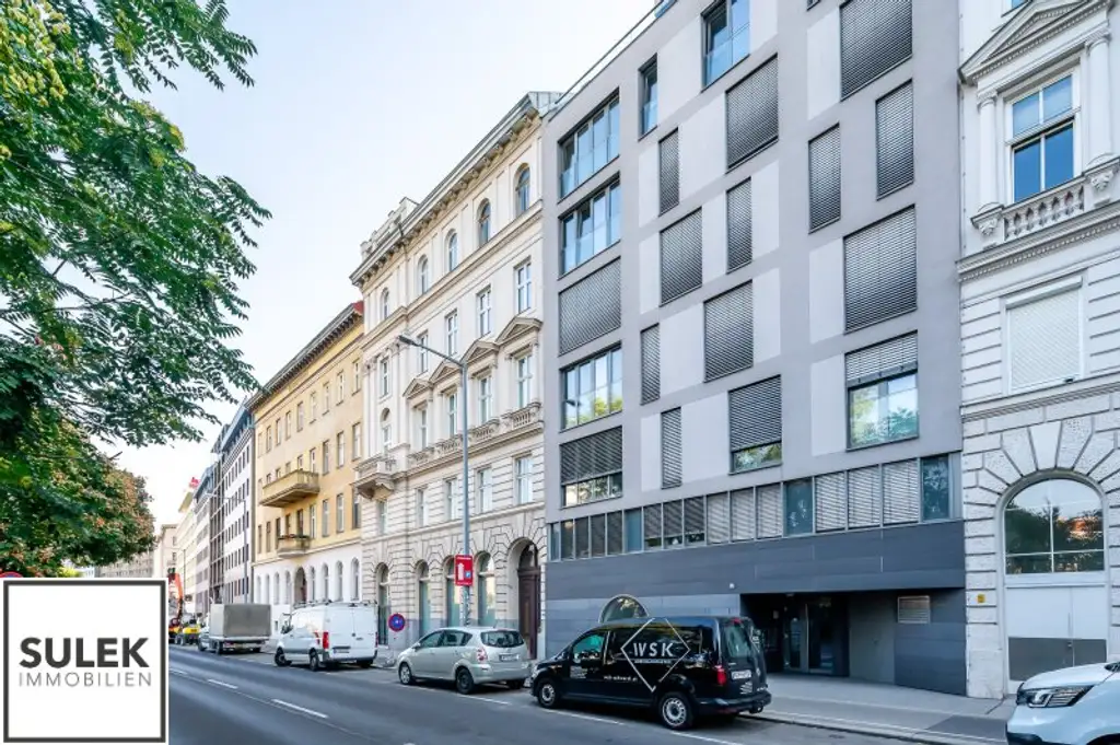 helle moderne 3 Zimmerwohnung mit traumhaften Blick über den Donaukanal