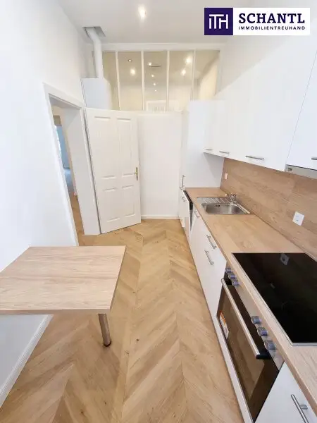 Mehr Stil pro Quadratmeter - Wohnen mit Fischgrätflair! Erstbezug + Traumhaft schönes Altbauhaus + Perfekte Infrastrukur und Anbindung + Neue Einbauküche! Jetzt zugreifen!