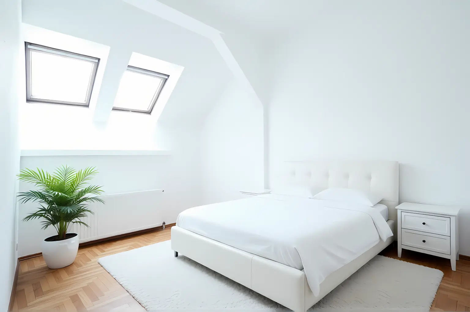 Schlafzimmer virtuell eingerichtet