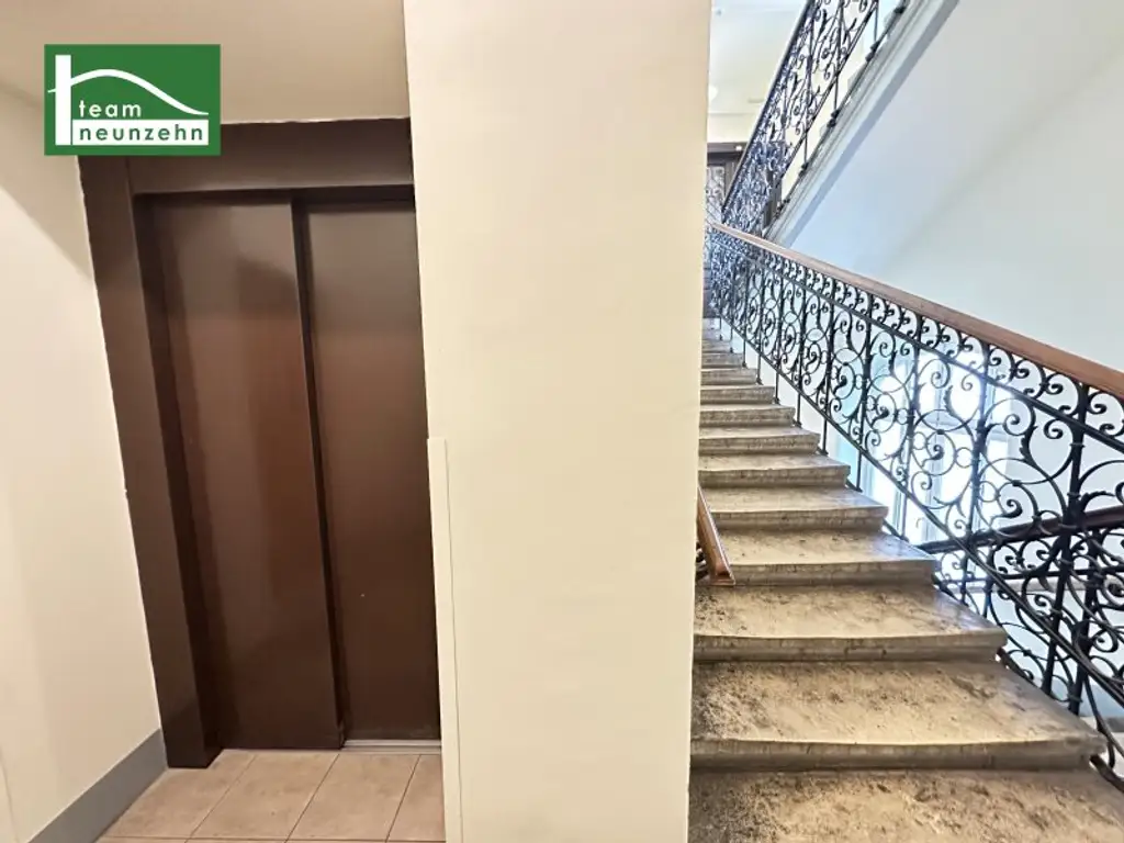 Sechshaus - Erstbezug nach Renovierung! Innenhofausrichtung und 5 Gehminuten zu U4 und U6! Helle Altbau-Wohnung mit 2 oder 3 Zimmern!