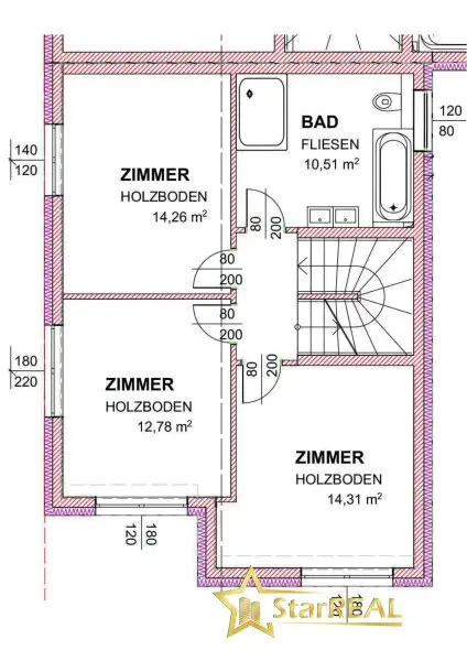HOLETSCHEKGASSE! 115m² GARTEN! ZIEGELHAUS MIT KELLER. 185m² WNFL. PROVISIONSFREI für den Käufer.