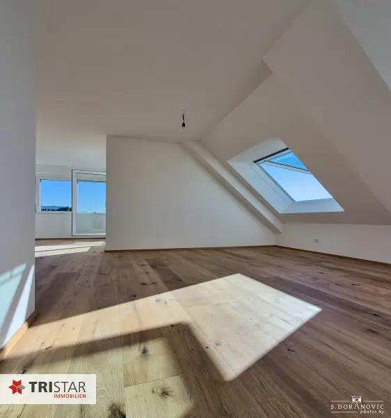 NEU! ++ ERSTBEZUG ++ 3-ZIMMER-DACHGESCHOSSWOHNUNG ++ CA. 85 M² WOHNFLÄCHE + TERRASSE CA. 11 M² ++ TIEFGARAGENPLÄTZE ++ U2 (ASPERNSTRASSE) ++ 1220 WIEN ++