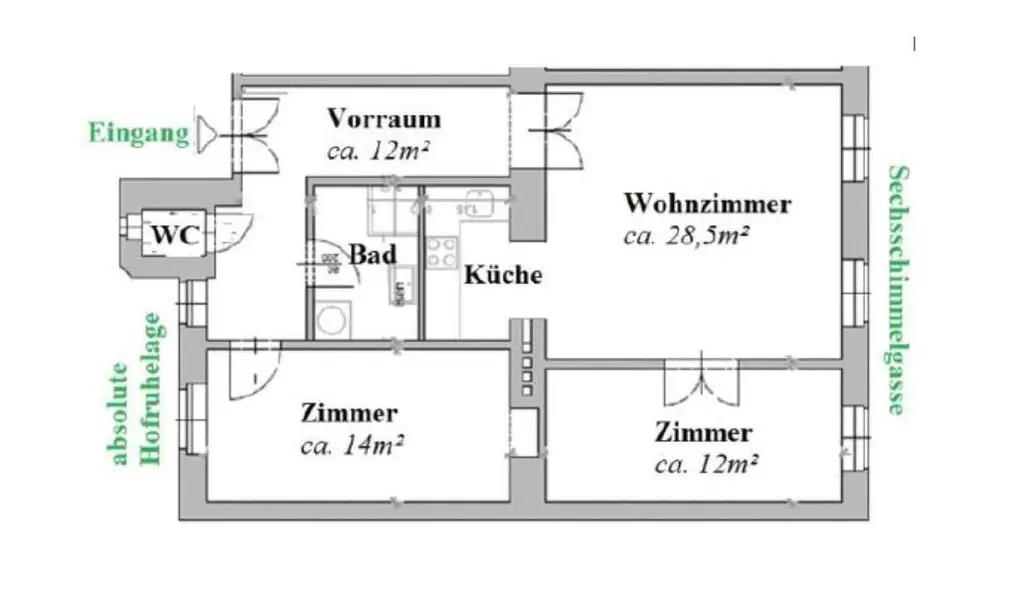Urbaner Altbaucharme trifft modernes Wohngefühl – Ihr neues Zuhause im 9. Bezirk