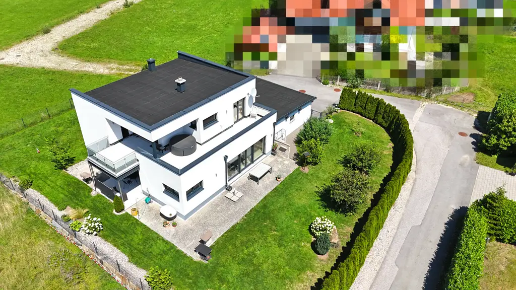 Modernes Einfamilienhaus nahe Ibmer See – Wohnen im Innviertler Naturidyll