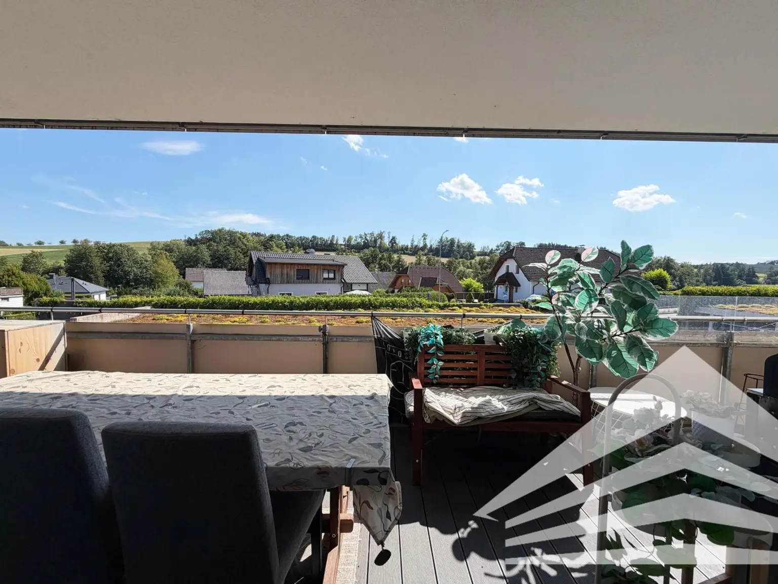 Ausblick Balkon
