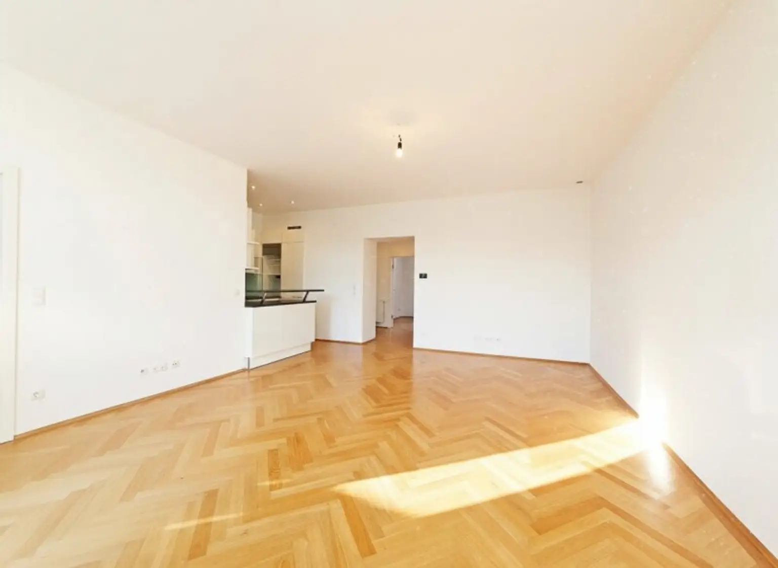 Wohnküche mit Balkon