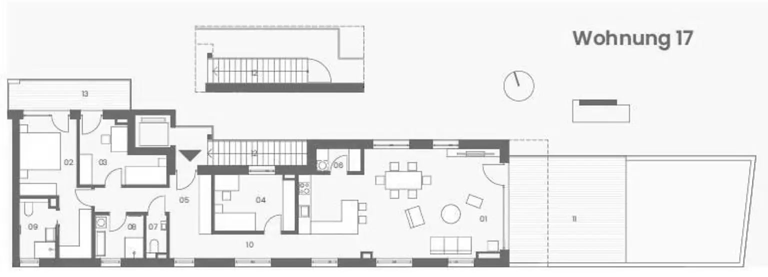 Penthouse im 4.OG St_Leonhard