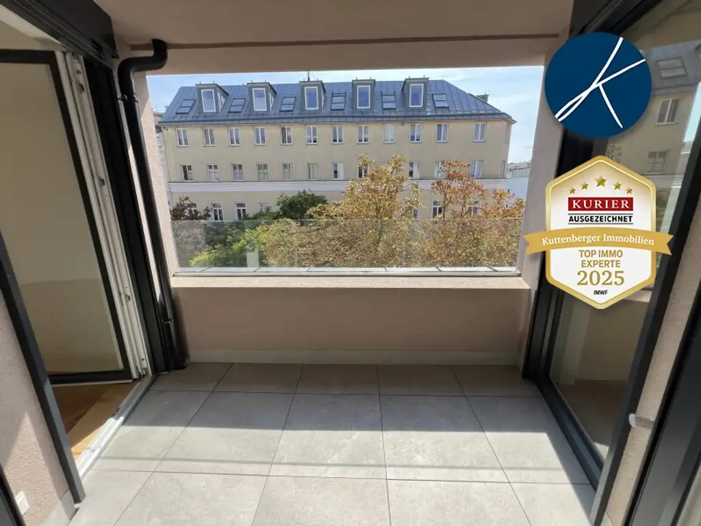 *Superprojekt: ''Über den Baumwipfeln" Top 44 Erstklassige 2-Zimmer Loggia-Wohnung + TRAUMHAFTE SÜDAUSRICHTUNG mit Blick auf die Kastanienbäume