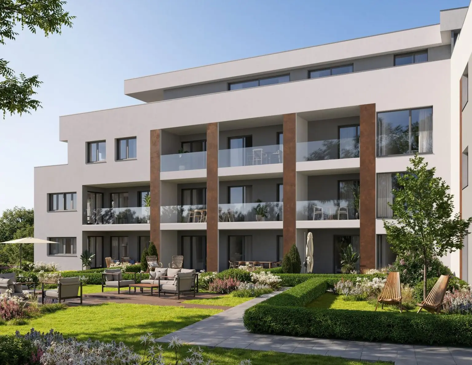 4 -Zimmerwohnung, direkt beim Golfclub - hochwertig & naturnah