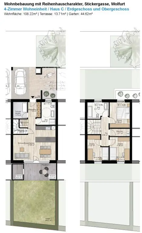 Haus C Grundriss ohne Maßstab