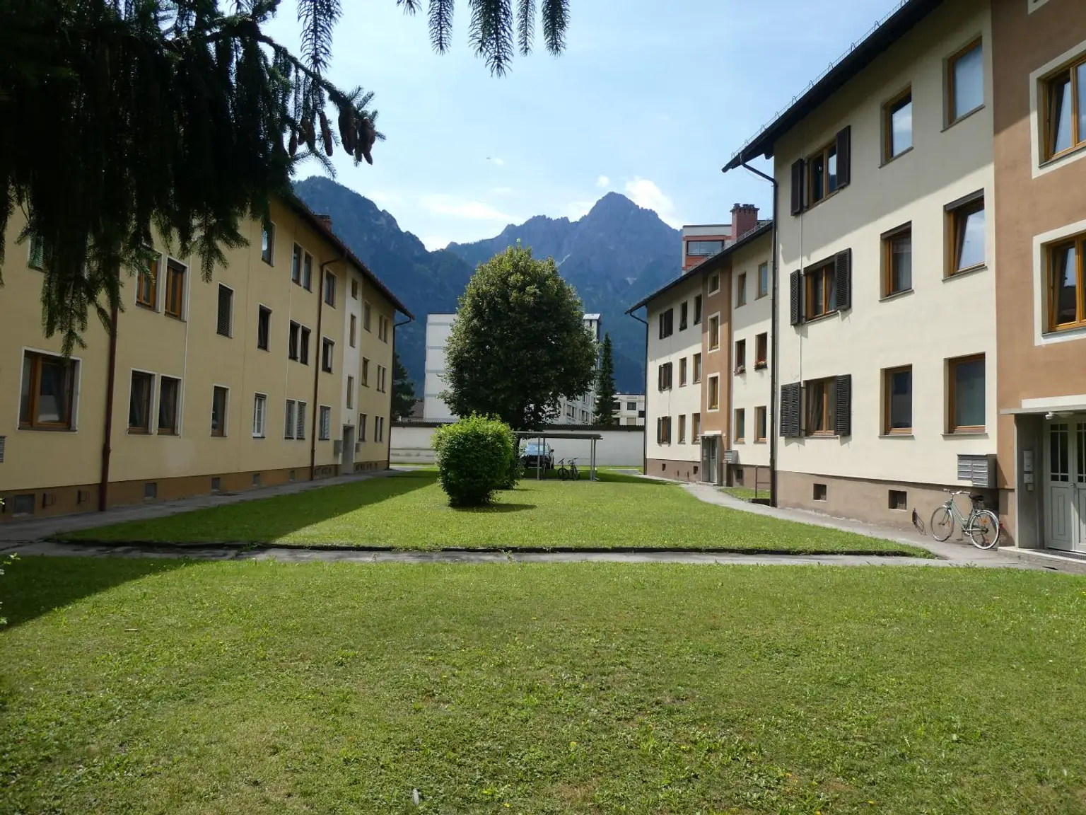 Ausblick in den Innenhof