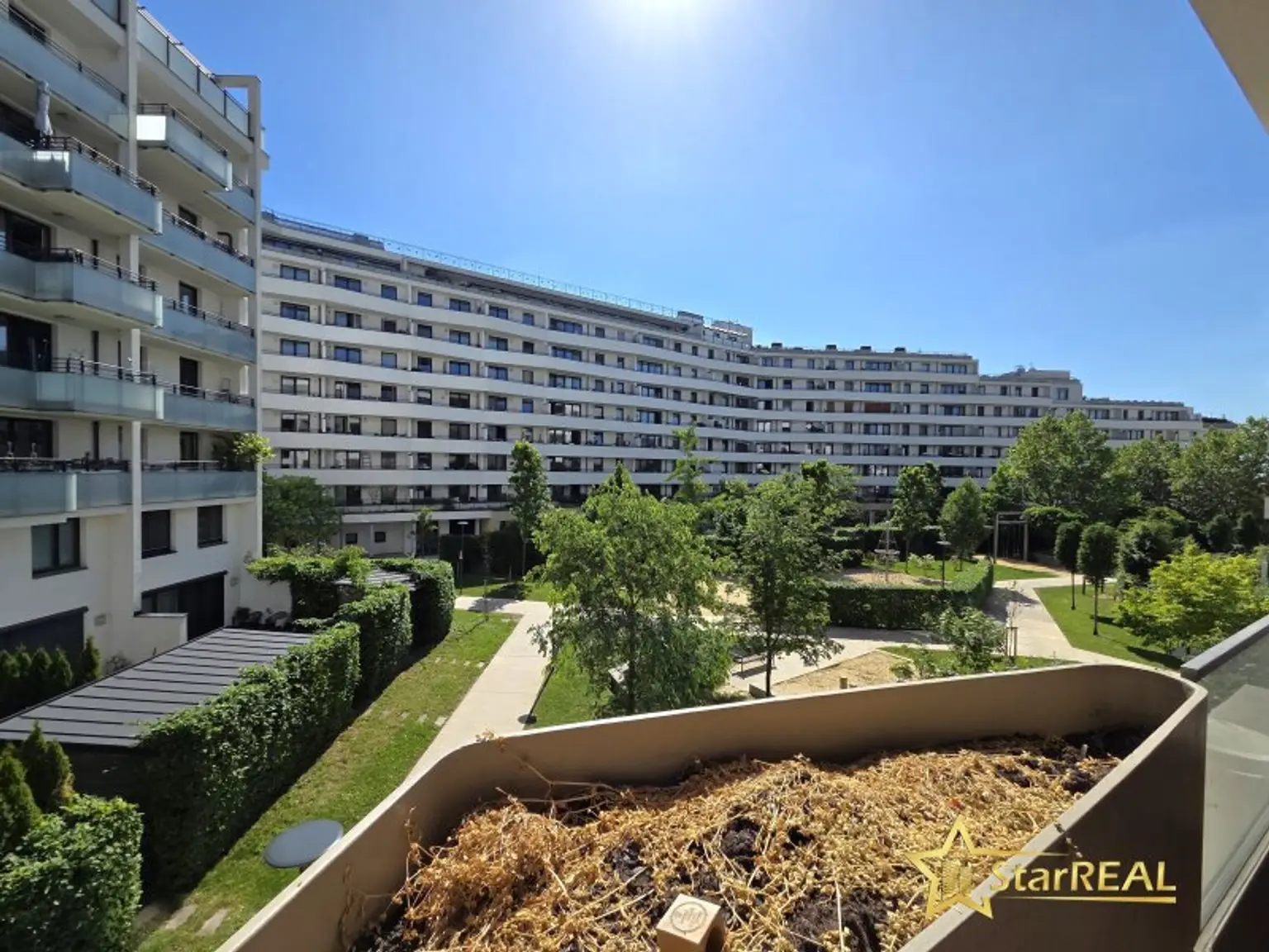 Ausblick von Loggia