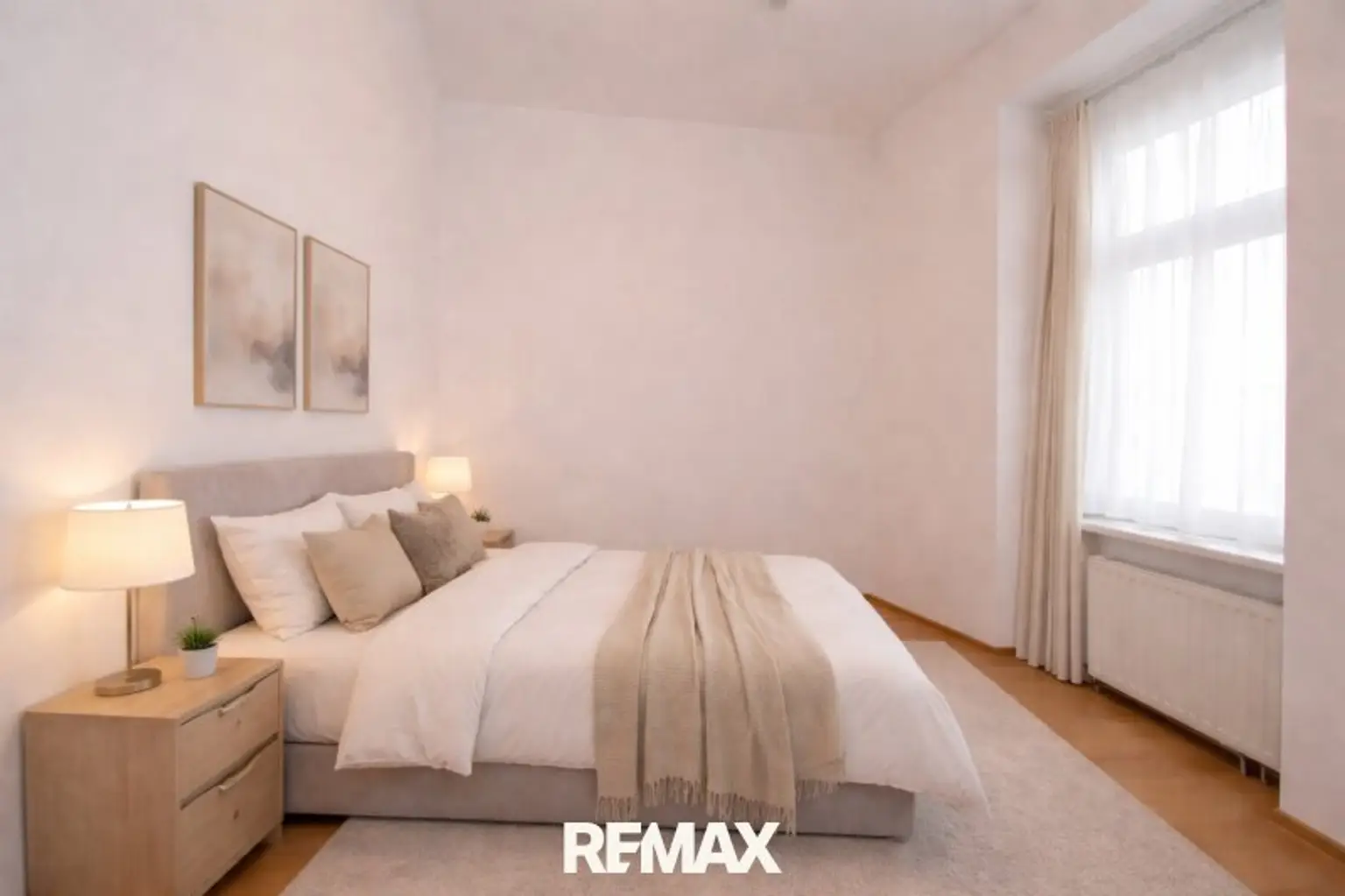 Schlafzimmer (virtuell eingerichtet)