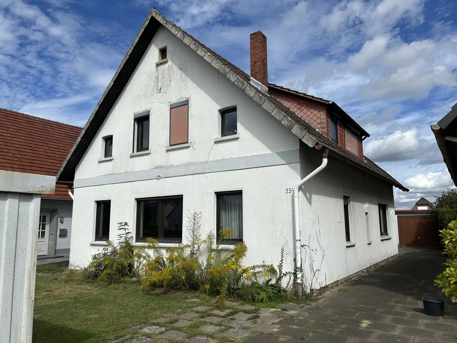 Der Blick von der Auffahrt