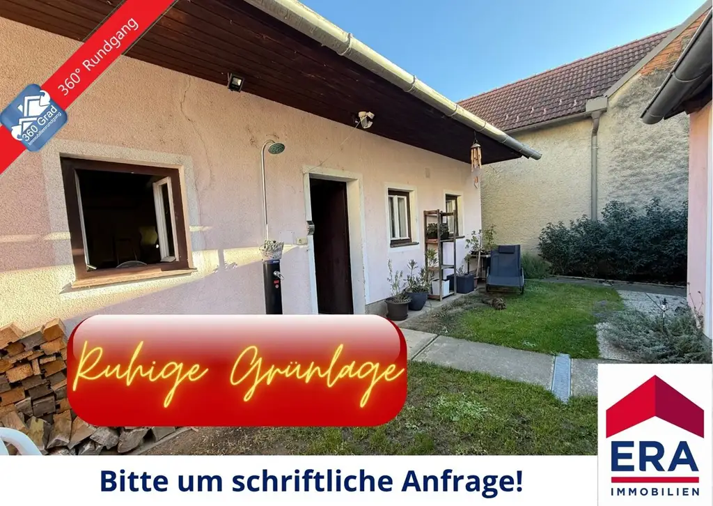 Hausbrunn – charmantes, rustikales Häuschen mit Garten, Werkstatt und Nebengebäude!