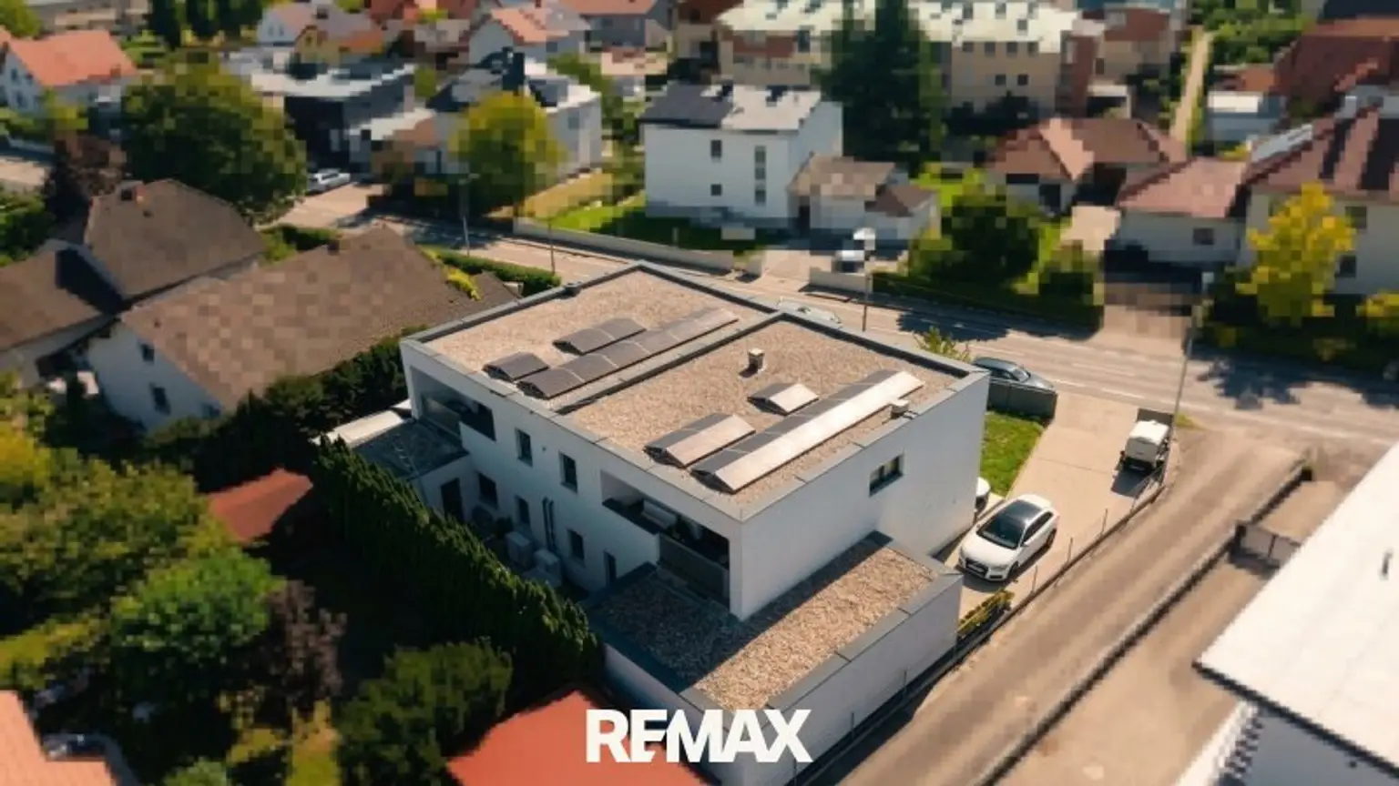 Haus-Ansicht Drohne