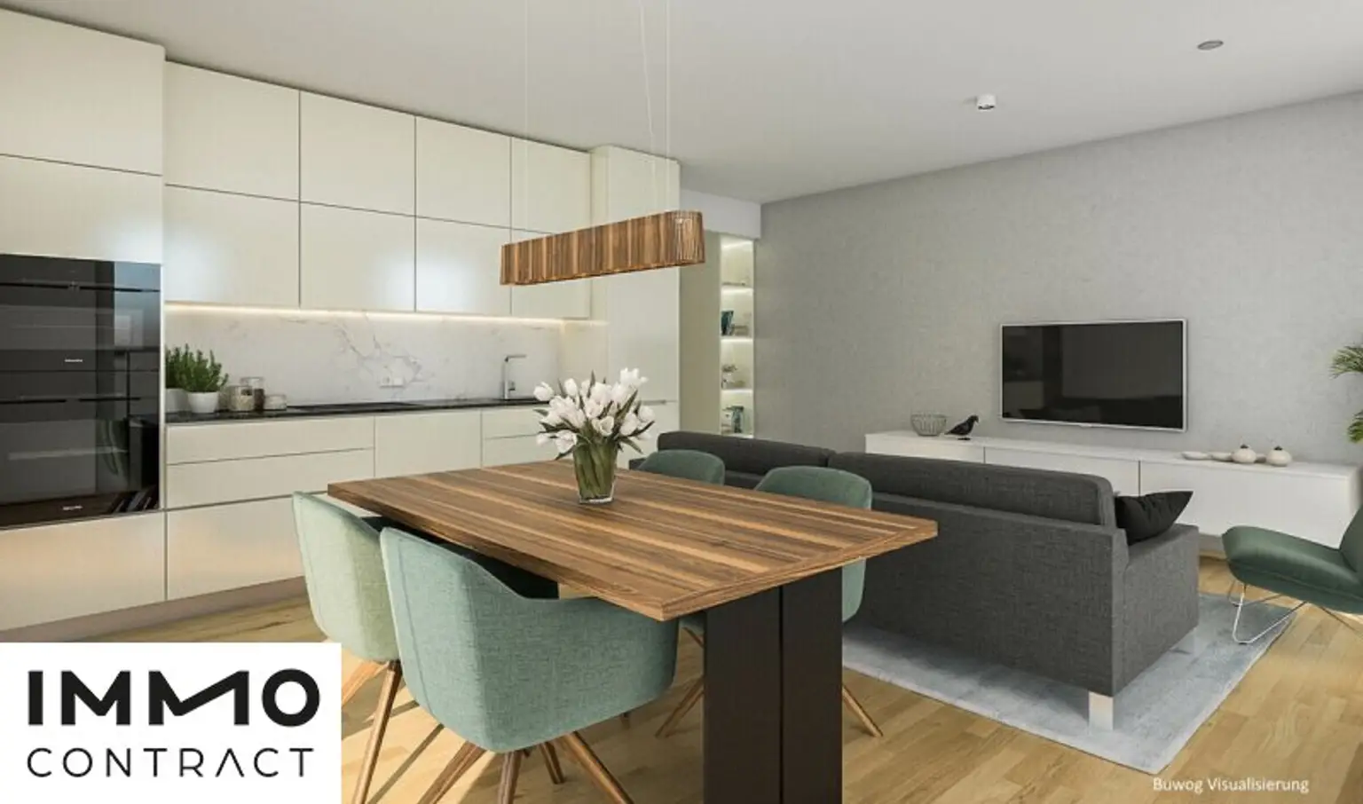 Visualisierung Wohnesszimmer