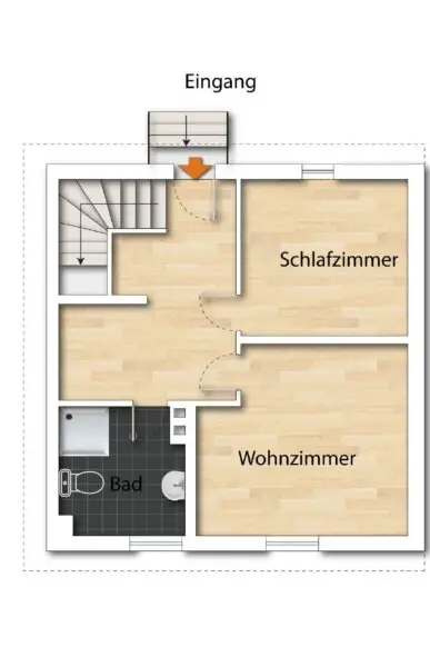 Grundriss Obergeschoss