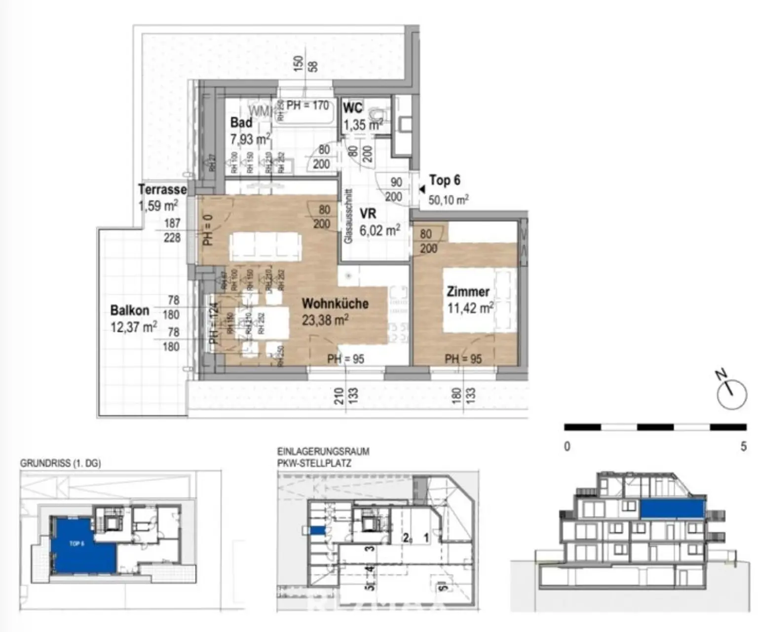 Hochwertige 2-Zimmer-Neubauwohnung im 22. Bezirk! Provisionsfrei!