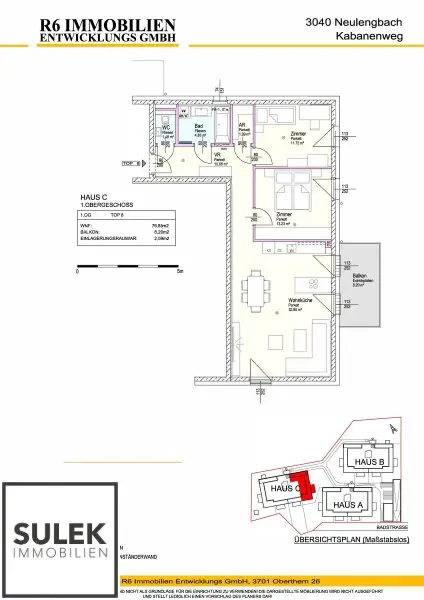 Wohnpark Neulengbach | Erstbezug | 3 Zimmer mit Balkon
