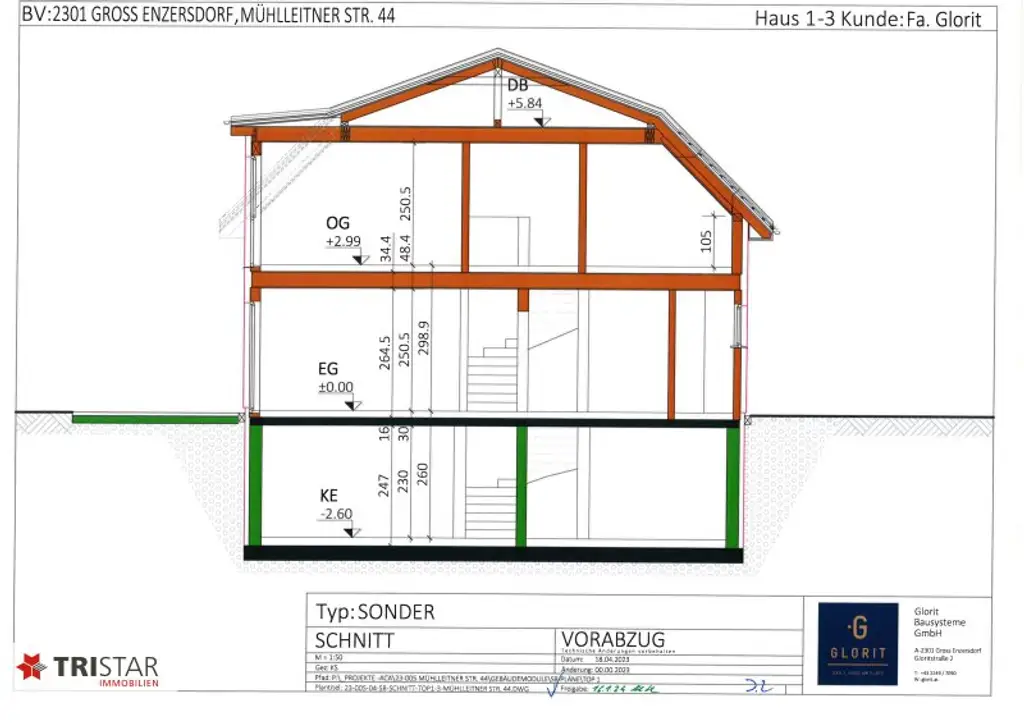 Modernes Reihenhaus in Groß-Enzersdorf: Erstbezug mit Garten und 2 Stellplätzen!