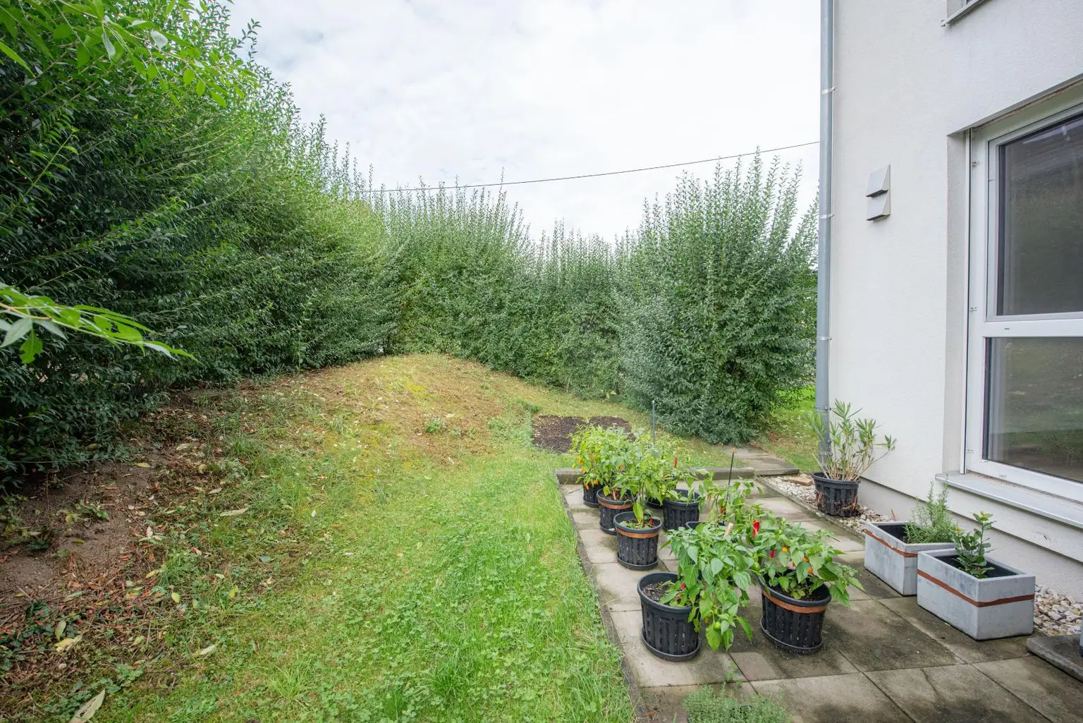 Erdgeschosswohnung mit kleinem Garten