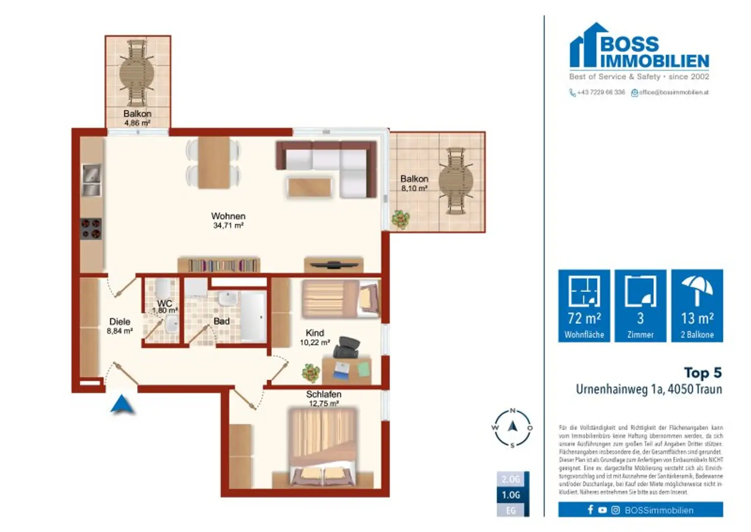 Grundriss Urnenhainweg 1a_Top 5