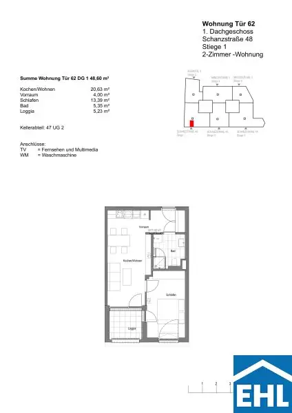 Gemütliche 2-Zimmer-Wohnung direkt an der U3!