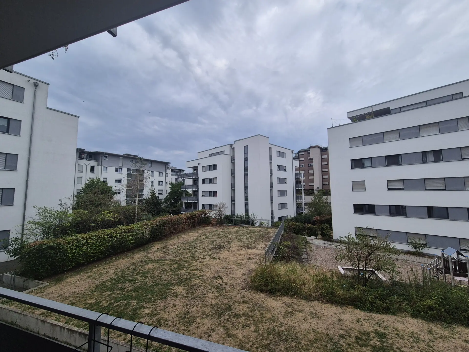 Balkon Aussicht nach links