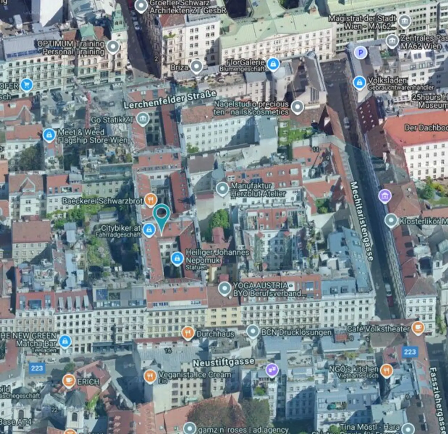WOHNEN im 7-ten HIMMEL - INNENSTÄDTISCHE EigentumsWohnung - ELEGANTE Klassische Wiener-Altbau-Wohnung mit 2-Zimmern in Top Lage am SPITTELBERG - DURCHHAUS!