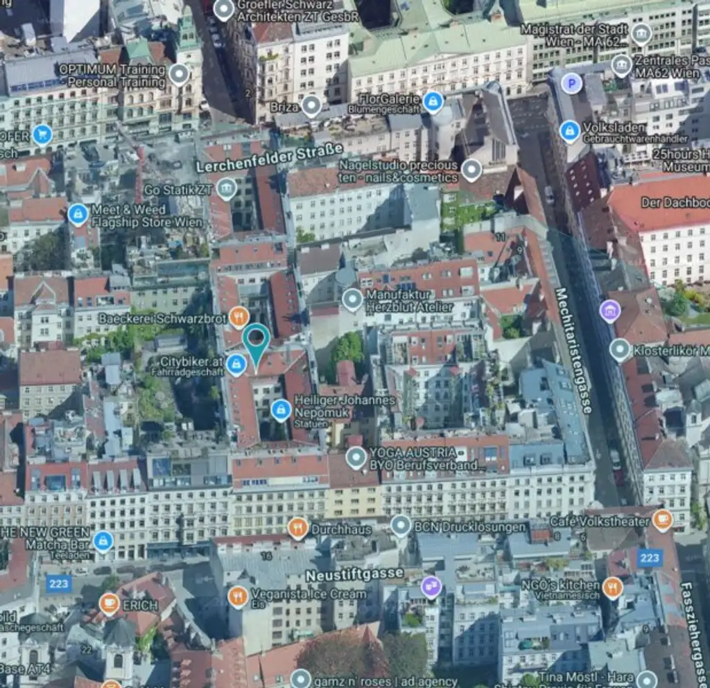 WOHNEN im 7-ten HIMMEL - INNENSTÄDTISCHE EigentumsWohnung - ELEGANTE Klassische Wiener-Altbau-Wohnung mit 2-Zimmern in Top Lage am SPITTELBERG - DURCHHAUS!