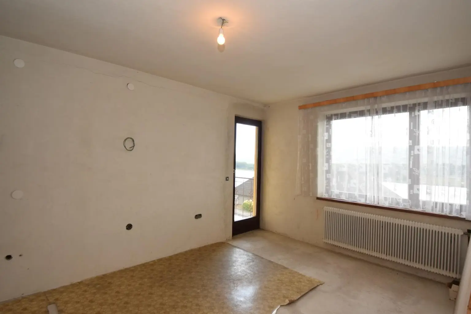 unfertiges Zimmer im Obergeschoß
