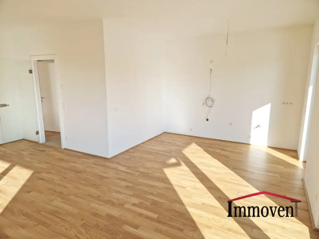 FINANZIERUNGSAKTION* - Erstbezug und Ruhelage in Mariatrost: moderne 3-Zimmerwohnung mit Terrasse, mit Garten und 2 Tiefgaragenplätze