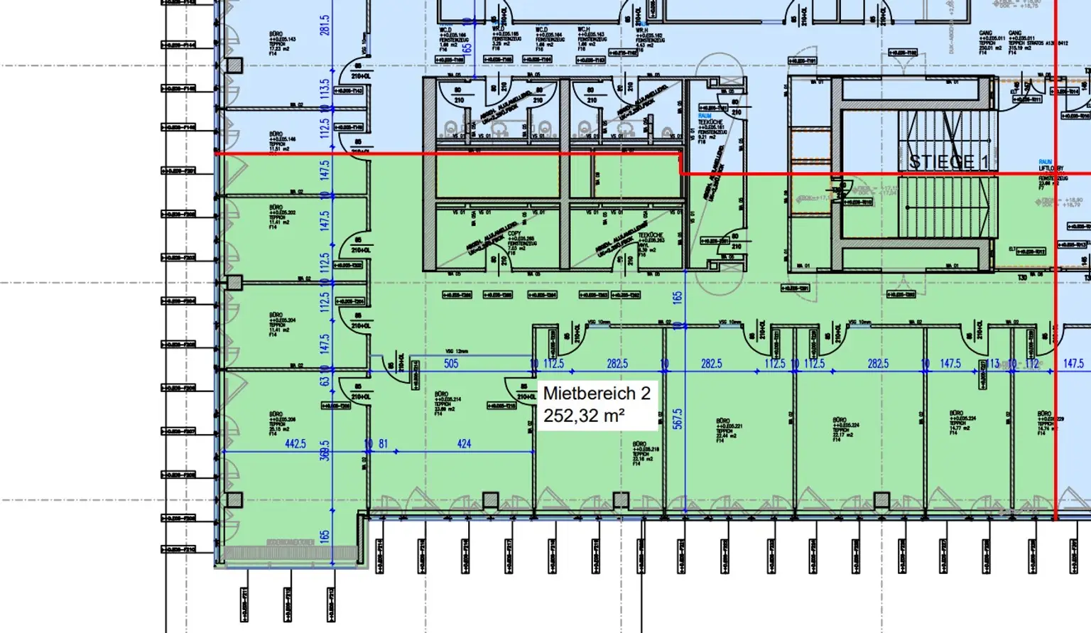 1120 Wien, Wienerbergstrasse 41 Technologiestrasse 5 ca. 252 m²