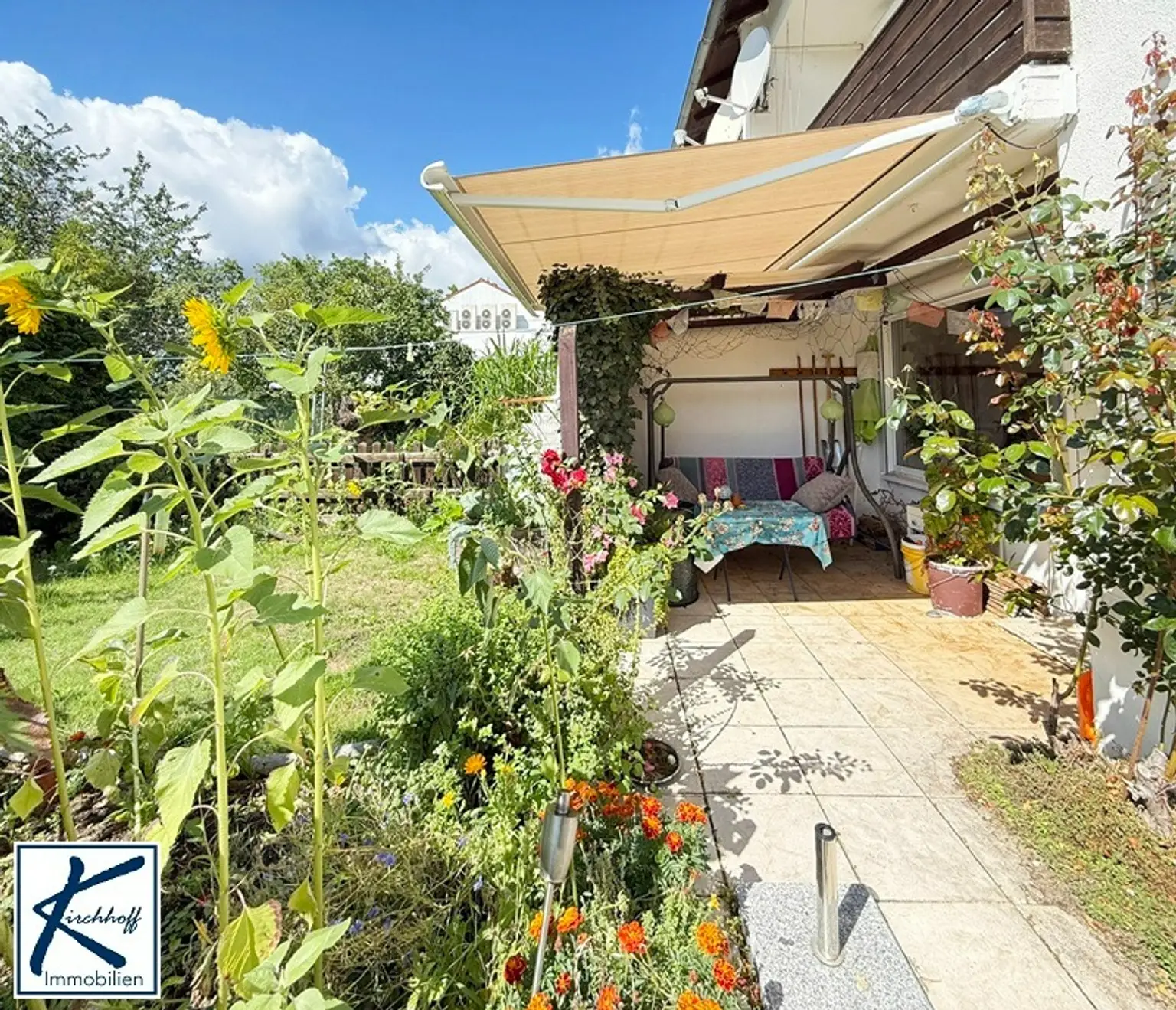 überdachte Terrasse