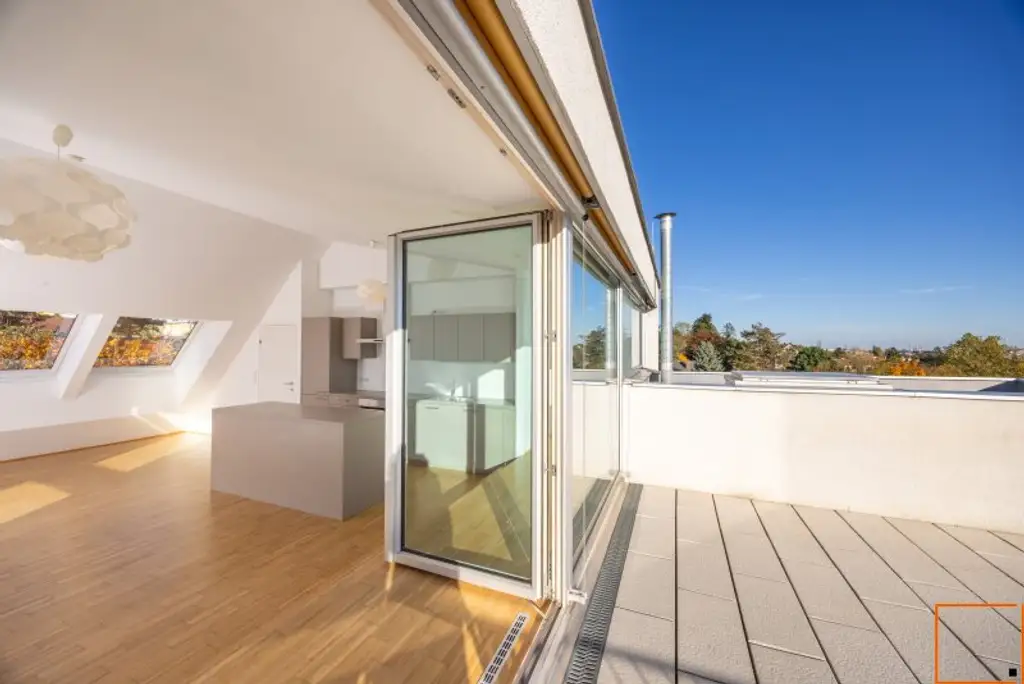 Dachterrassen-Maisonette mit 3 Schlafzimmern und sensationellem Weitblick