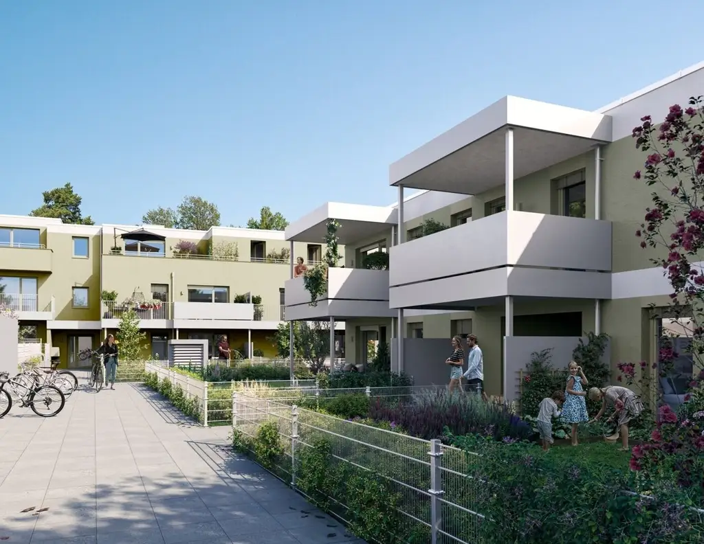 PROVISIONSFREI | Durchdachte 3-Zimmer-Wohnung | Garten aus allen Räumen begehbar | Große Terrasse