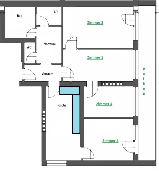 OHNE PROVISON I XXL-BALKON I TOP-SANIERT I 4 ZIMMER I LENDPLATZ I SEHR HELL I RUHIG I HAUSTIERE WILLKOMMEN I PARKPLATZ I PROJEKT WOHNEN I