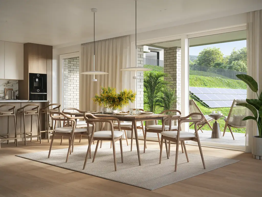 Sonnige 3-Zimmer-Gartenwohnung mit Terrasse & Garage – Erstbezug!